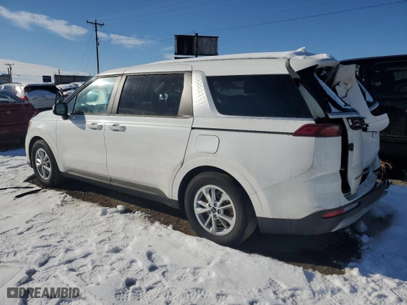 2022 Kia Carnival LXS with VIN KNDNB4H36N6147367, listed as a Copart auction lot 87593455 with 48,844 mi miles and Salvage Title. Bid and sale history available at carsss.com. Image 2.