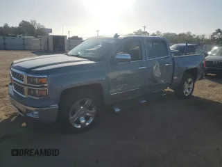 2015 Chevrolet Silverado 1500 LTZ with VIN 3GCPCSEC0FG498614, listed as a Copart auction lot 78720024 with 63,303 mi miles and Salvage Title. Bid and sale history available at DreamBid. Image 1.