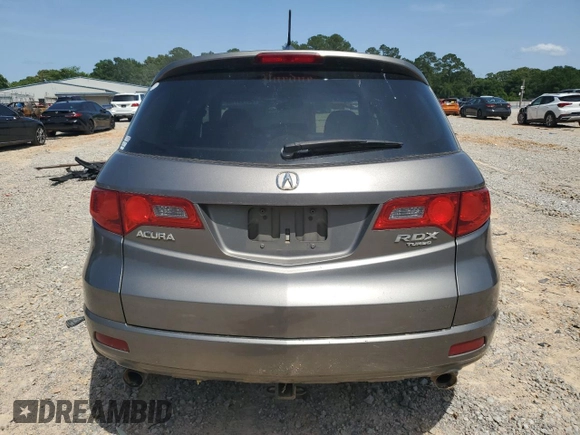 2007 Acura RDX with VIN 5J8TB18277A024451, listed as a Copart auction lot 56799175 with 192,186 mi miles and Salvage title. Bid and sale history available at DreamBid. Image 6.