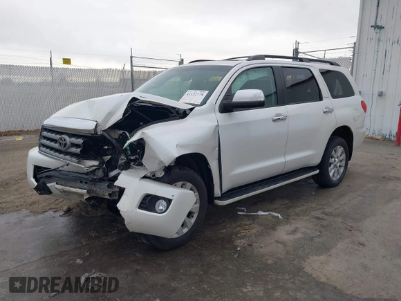 2017 Toyota Sequoia Platinum with VIN 5TDDY5G18HS154082, listed as a IAAI auction lot 41132778 with 55,175 mi miles. Bid and sale history available at carsss.com. Image 21.