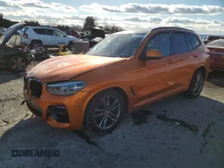 2021 BMW X3 M40i with VIN 5UXTY9C09M9E48780, listed as a Copart auction lot 87207274 with 0 mi miles and Salvage Title. Bid and sale history available at carsss.com. Image 1.