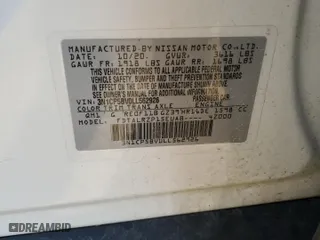 2020 Nissan Kicks S with VIN 3N1CP5BV0LL562926, listed as a Copart auction lot 48156995 with 54,913 mi miles and Salvage Title. Bid and sale history available at carsss.com. Image 12.
