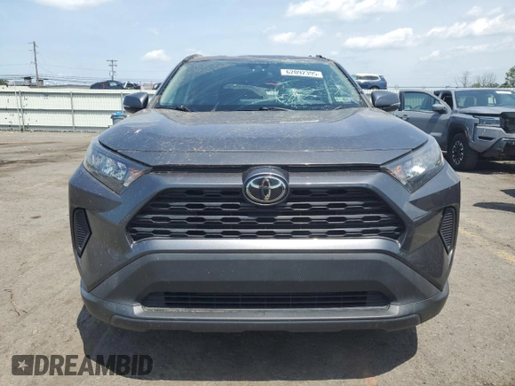 2019 Toyota RAV4 LE with VIN 2T3G1RFV0KC039352, listed as a Copart auction lot 62092395 with 62,800 mi miles and Salvage title. Bid and sale history available at DreamBid. Image 5.