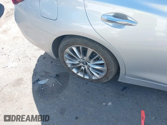 2020 Infiniti Q50 Premium with VIN JN1EV7AR6LM252414, listed as a IAAI auction lot 40101180 with 82,173 mi miles and . Bid and sale history available at DreamBid. Image 18.