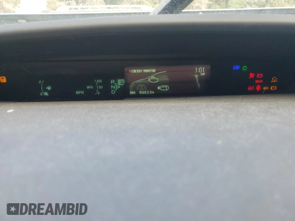 2015 Toyota Prius Four with VIN JTDKN3DU4F1887873, listed as a Copart auction lot 54273525 with 90,833 mi miles and Non Repairable. Bid and sale history available at carsss.com. Image 9.