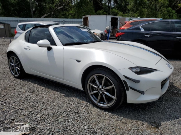 2023 Mazda MX-5 Miata RF Grand Touring with VIN JM1NDAM7XP0562134, listed as a Copart auction lot 66662544 with 6,126 mi miles and Salvage Title. Bid and sale history available at carsss.com. Image 4.