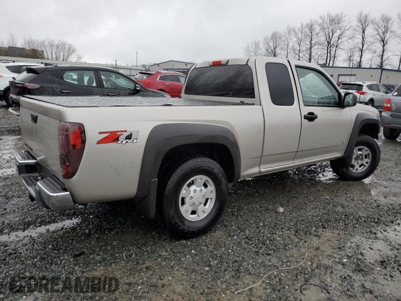 2007 Chevrolet Colorado LT w/1LT with VIN 1GCDT19E778136618, listed as a Copart auction lot 86568044 with 0 mi miles and Salvage Title. Bid and sale history available at carsss.com. Image 3.