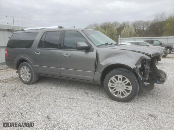 2013 Ford Expedition EL Limited with VIN 1FMJK1K54DEF62971, listed as a Copart auction lot 49788275 with 134,339 mi miles and Clean Title. Bid and sale history available at carsss.com. Image 4.