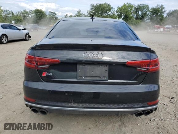 2018 Audi S4 Premium Plus with VIN WAUB4AF44JA002100, listed as a Copart auction lot 68661994 with 82,996 mi miles and Salvage Title. Bid and sale history available at carsss.com. Image 6.