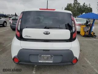 2016 Kia Soul with VIN KNDJN2A21G7342897, listed as a Copart auction lot 53576865 with 104,554 mi miles and Salvage Title. Bid and sale history available at carsss.com. Image 6.