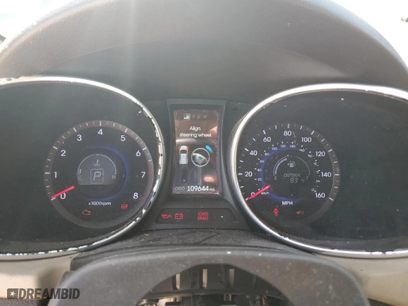 2014 Hyundai Santa Fe Limited with VIN KM8SN4HF8EU087779, listed as a Copart auction lot 49880545 with 109,644 mi miles and Clean Title. Bid and sale history available at carsss.com. Image 9.