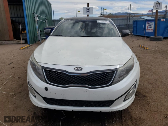 2015 Kia Optima LX with VIN 5XXGM4A77FG363571, listed as a Copart auction lot 57318565 with 113,324 mi miles and Salvage title. Bid and sale history available at DreamBid. Image 5.