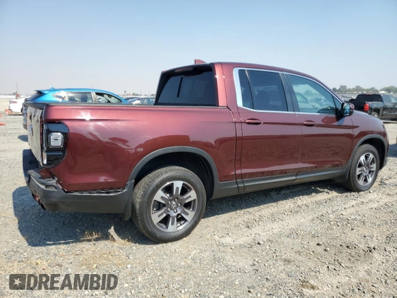 2019 Honda Ridgeline RTL with VIN 5FPYK3F52KB039850, listed as a Copart auction lot 64013955 with 75,366 mi miles and Salvage title. Bid and sale history available at DreamBid. Image 3.