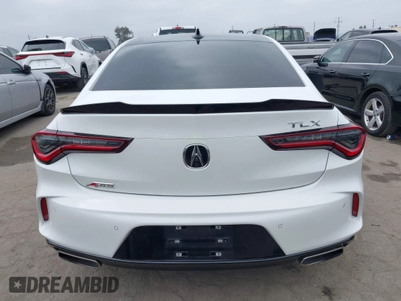 2022 Acura TLX w/A-Spec Package with VIN 19UUB5F59NA001954, listed as a IAAI auction lot 42368946 with 25,685 mi miles and . Bid and sale history available at DreamBid. Image 16.