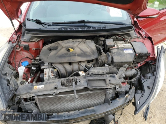 2014 Hyundai Elantra z VIN KMHDH6AH8EU025564, wystawiony jako Copart lot #51357165 z przebiegiem 87 044 mil mil oraz Szkody całkowita. Historia ofert i sprzedaży dostępna na DreamBid. Obrazek 11.
