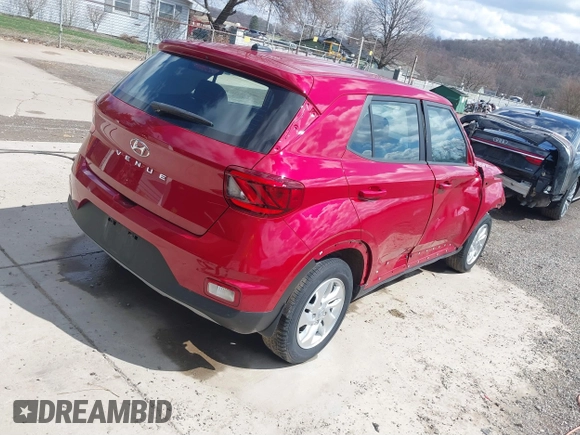 2023 Hyundai Venue SE with VIN KMHRB8A30PU227454, listed as a IAAI auction lot 41863384 with 23,464 mi miles and . Bid and sale history available at DreamBid. Image 4.