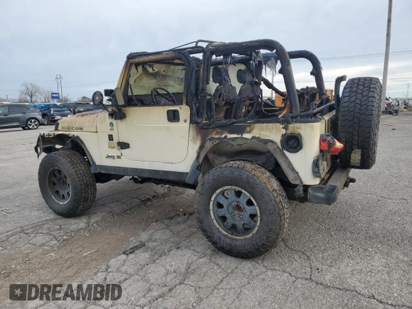 2006 Jeep Wrangler Rubicon with VIN 1J4FA69S36P763901, listed as a Copart auction lot 45084445 with Not provided miles and Non repairable. Bid and sale history available at DreamBid. Image 2.