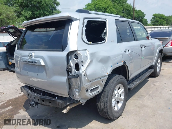2021 Toyota 4Runner SR5 with VIN JTEMU5JR1M5929960, listed as a IAAI auction lot 41912094 with 90,249 mi miles and . Bid and sale history available at DreamBid. Image 6.