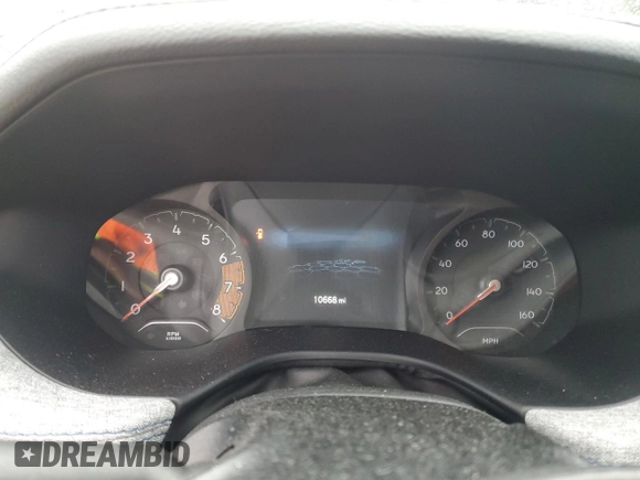 2024 Jeep Compass Sport with VIN 3C4NJDANXRT102040, listed as a Copart auction lot 48545325 with 10,668 mi miles and Salvage Title. Bid and sale history available at carsss.com. Image 9.