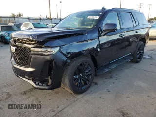 2021 Cadillac Escalade Sport z VIN 1GYS3EKLXMR401944, wystawiony jako Copart lot #85299104 z przebiegiem 49 396 mil mil oraz Szkoda całkowita • Salvage title. Historia ofert i sprzedaży dostępna na DreamBid. Obrazek 1.
