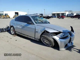 2007 BMW 3 Series 335i with VIN WBAVB73597PA86104, listed as a Copart auction lot 89138165 with 0 mi miles and Salvage Title. Bid and sale history available at carsss.com. Image 4.