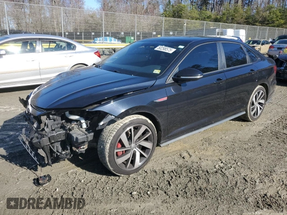 2019 Volkswagen Jetta GLI S z VIN 3VW6T7BU0KM229270, wystawiony jako Copart lot #50298575 z przebiegiem 63 608 mil mil oraz Szkoda całkowita • Salvage title. Historia ofert i sprzedaży dostępna na DreamBid. Obrazek 1.
