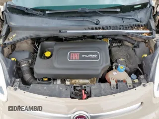 2014 FIAT 500L Trekking with VIN ZFBCFADH5EZ021708, listed as a Copart auction lot 60093615 with 160,414 mi miles and Salvage title. Bid and sale history available at DreamBid. Image 12.