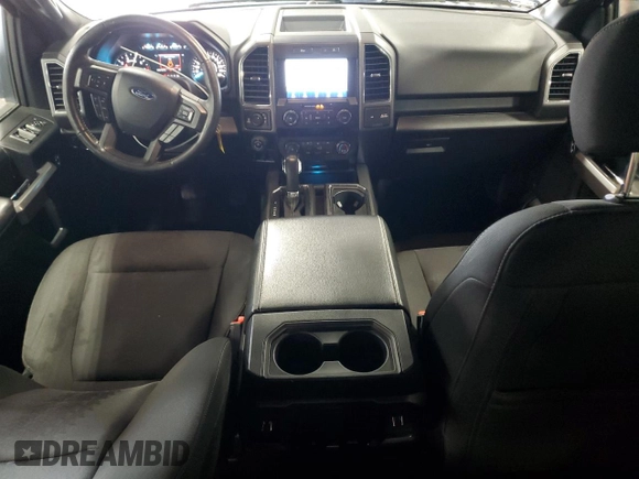 2020 Ford F-150 XL with VIN 1FTFW1E50LKE75868, listed as a Copart auction lot 58371005 with 55,112 mi miles and Salvage title. Bid and sale history available at DreamBid. Image 8.