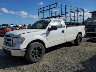 2014 Ford F-150 XL with VIN 1FTNF1CF1EKE27564, listed as a Copart auction lot 75857954 with 0 mi miles and Clean Title. Bid and sale history available at carsss.com. Image 1.
