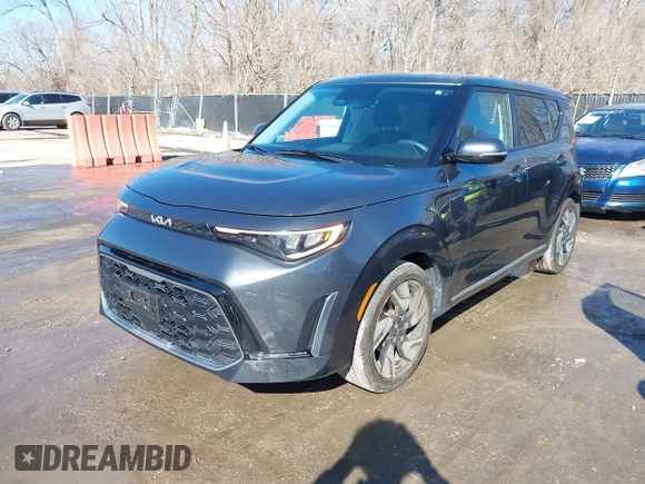 2023 Kia Soul GT-Line with VIN KNDJ53AU3P7882999, listed as a IAAI auction lot 41612704 with 11,579 mi miles. Bid and sale history available at carsss.com. Image 17.