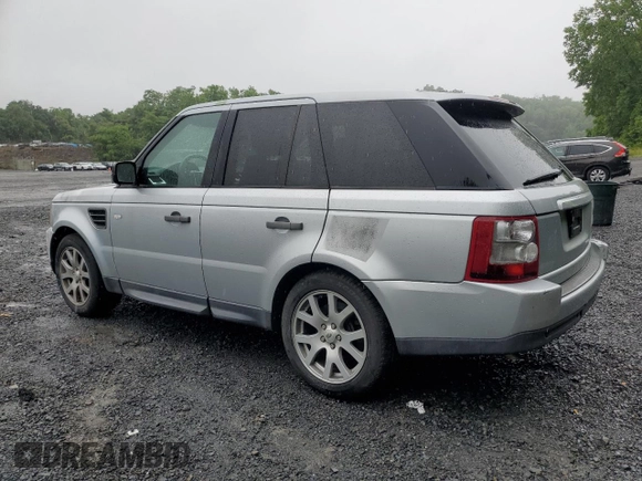 2009 Land Rover Range Rover Sport HSE with VIN SALSK25459A193479, listed as a Copart auction lot 61149845 with 124,104 mi miles and Salvage title. Bid and sale history available at DreamBid. Image 2.