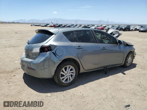 2012 Mazda 3 i Touring with VIN JM1BL1L81C1641003, listed as a Copart auction lot 62188105 with Not provided miles and Salvage title. Bid and sale history available at DreamBid. Image 3.