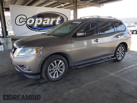 2013 Nissan Pathfinder S with VIN 5N1AR2MN3DC662876, listed as a Copart auction lot 63947765 with 165,025 mi miles and Clean title. Bid and sale history available at DreamBid. Image 1.