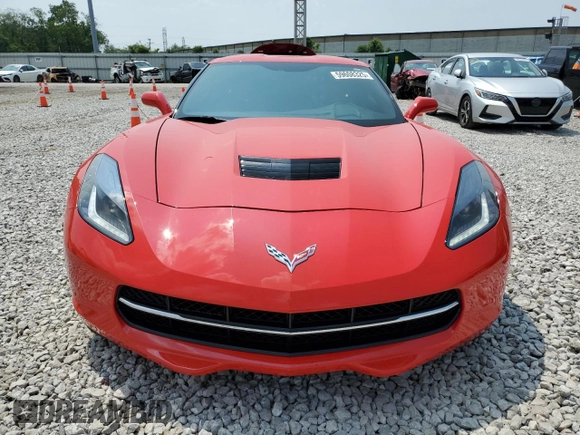 2014 Chevrolet Corvette 2LT with VIN 1G1YC2D76E5117047, listed as a Copart auction lot 59608325 with 33,085 mi miles and Salvage title. Bid and sale history available at DreamBid. Image 5.