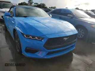 2024 Ford Mustang EcoBoost with VIN 1FAGP8UH8R5114617, listed as a Copart auction lot 74425134 with 0 mi miles and Salvage Title. Bid and sale history available at carsss.com. Image 5.