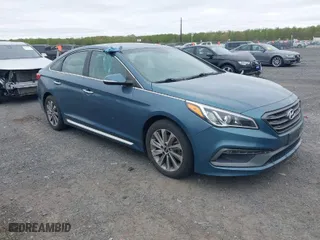2015 Hyundai Sonata 2.4L Limited with VIN 5NPE34AF8FH168620, listed as a IAAI auction lot 42077041 with 175,010 mi miles. Bid and sale history available at carsss.com. Image 1.