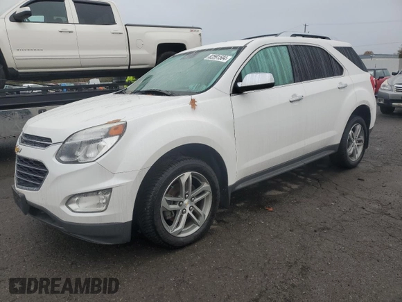 2016 Chevrolet Equinox LTZ with VIN 2GNFLGE32G6176781, listed as a Copart auction lot 82591504 with 61,731 mi miles and Salvage Title. Bid and sale history available at carsss.com. Image 1.