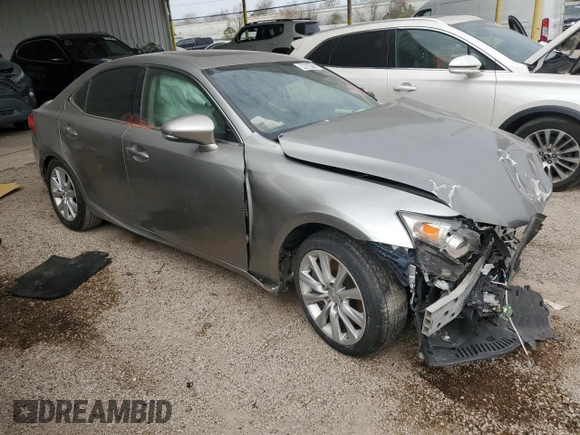 2016 Lexus IS 200t with VIN JTHBA1D27G5035640, listed as a Copart auction lot 46636135 with 128,596 mi miles and Clean Title. Bid and sale history available at DreamBid. Image 4.