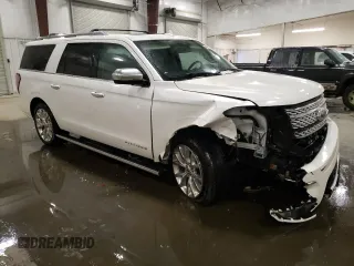 2019 Ford Expedition Max Platinum z VIN 1FMJK1MT7KEA17405, wystawiony jako Copart lot #44035065 z przebiegiem 106 456 mil mil oraz Szkoda całkowita • Salvage title. Historia ofert i sprzedaży dostępna na DreamBid. Obrazek 4.