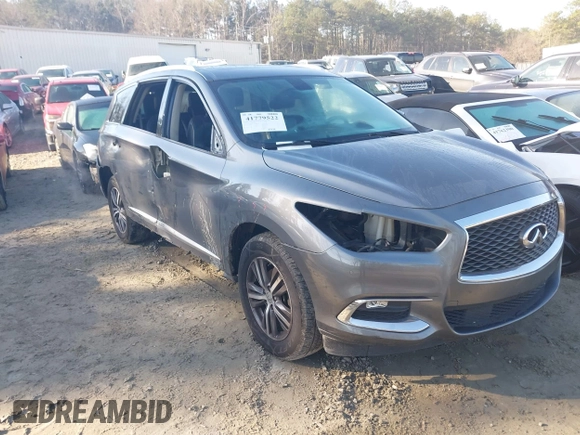 2017 Infiniti QX60 with VIN 5N1DL0MM5HC511960, listed as a IAAI auction lot 41779522 with 145,234 mi miles and . Bid and sale history available at DreamBid. Image 1.