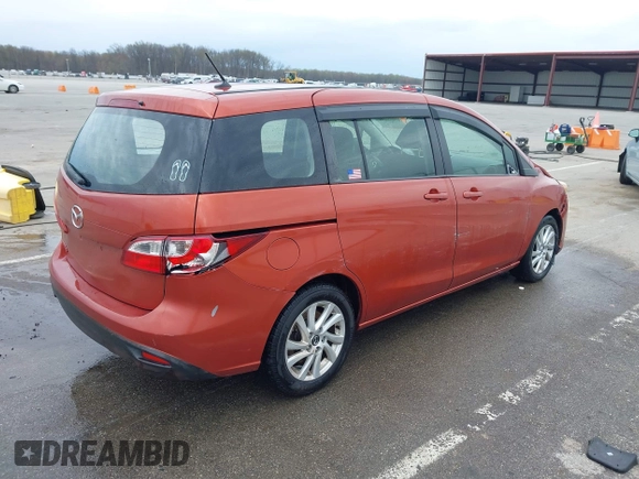 2014 Mazda Mazda5 Sport with VIN JM1CW2BLXE0163261, listed as a IAAI auction lot 41968929 with 149,215 mi miles. Bid and sale history available at carsss.com. Image 4.