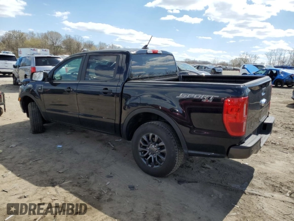 2023 Ford Ranger XL with VIN 1FTER4FH5PLE12746, listed as a Copart auction lot 50188645 with 46,334 mi miles and Salvage title. Bid and sale history available at DreamBid. Image 2.