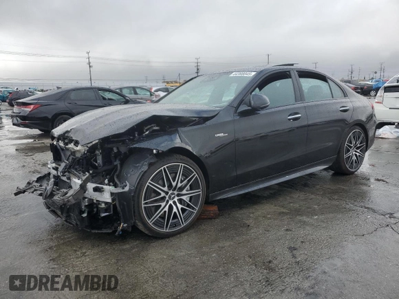 2024 Mercedes-Benz C 43 AMG с VIN W1KAF8HB4RR227455, выставлен на аукционе Copart как лот 44388045 с пробегом Не указан миль и Списание • Salvage title. История ставок и продаж доступна на DreamBid. Изображение 1.