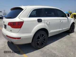 2007 Audi Q7 with VIN WA1AV74L17D048428, listed as a Copart auction lot 59778555 with Not provided miles and Salvage title. Bid and sale history available at DreamBid. Image 3.