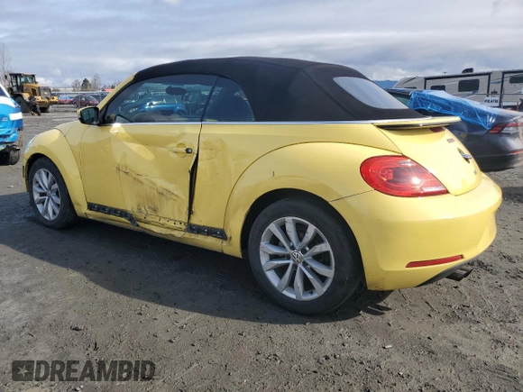 2015 Volkswagen Beetle with VIN 3VW5A7AT9FM816065, listed as a Copart auction lot 45418085 with 94,419 mi miles and Salvage Title. Bid and sale history available at DreamBid. Image 2.