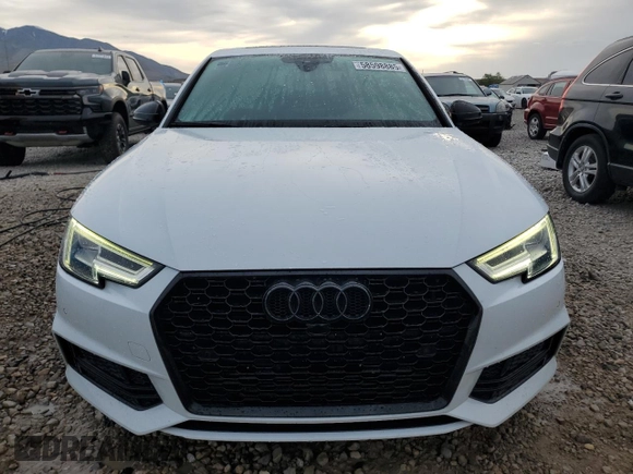 2018 Audi A4 Premium Plus with VIN WAUENAF41JA045609, listed as a Copart auction lot 58598885 with 111,882 mi miles and Salvage title. Bid and sale history available at DreamBid. Image 5.