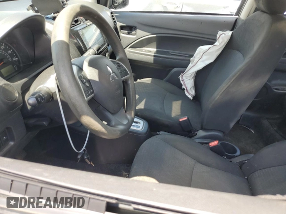 2023 Mitsubishi Mirage ES z VIN ML32FUFJ0PHF03852, wystawiony jako Copart lot #55585925 z przebiegiem 77 504 mil mil oraz Szkoda całkowita • Salvage title. Historia ofert i sprzedaży dostępna na DreamBid. Obrazek 7.