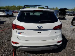 2018 Hyundai Santa Fe 2.4L with VIN 5XYZU3LB6JG511556, listed as a Copart auction lot 52035015 with 85,177 mi miles and Salvage title. Bid and sale history available at DreamBid. Image 6.
