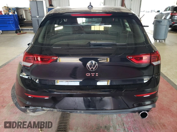 2024 Volkswagen Golf GTI S with VIN WVWGA7CD3RW128276, listed as a Copart auction lot 65328484 with 8,344 mi miles and Salvage Title. Bid and sale history available at carsss.com. Image 6.