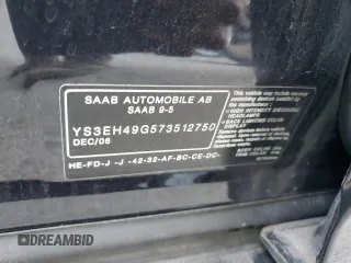 2007 Saab 9-5 Aero with VIN YS3EH49G573512750, listed as a Copart auction lot 74526064 with 170,243 mi miles and Salvage Title. Bid and sale history available at carsss.com. Image 15.